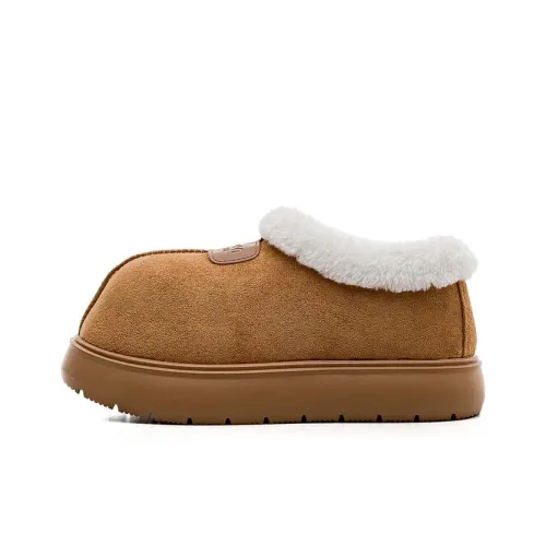 RENBEN Термостойкие Устойчивые к истиранию Ботинки для снега с низким верхом Женские CAMEL