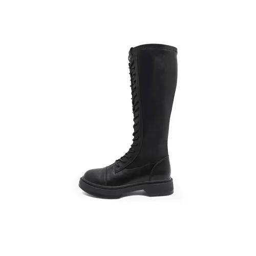 SEMIR Колено Высокие сапоги 3,5 см Женские Черные