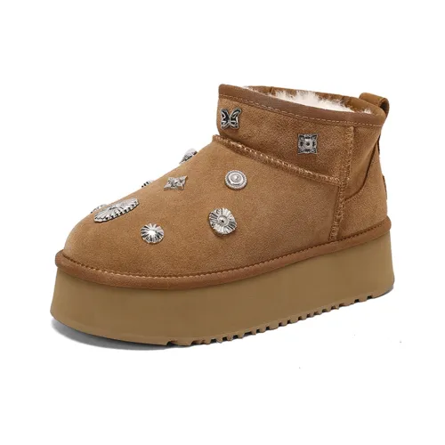 Rongcheng Shoe King Термический Устойчивый к Износу Короткие Снежные Ботинки Женские