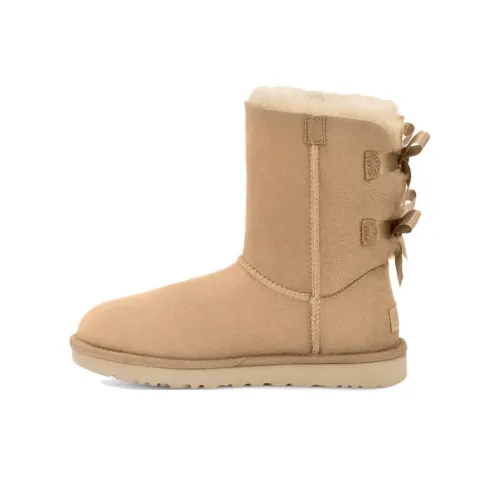 UGG Mini Bailey Bow II Термостойкий противоскользящий короткий снегокат женский коричневый