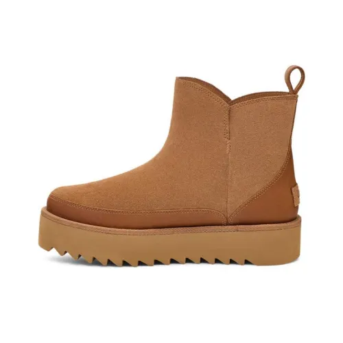 UGG Термические Устойчивые к Износу Короткие Снежные Ботинки Женские Коричневые