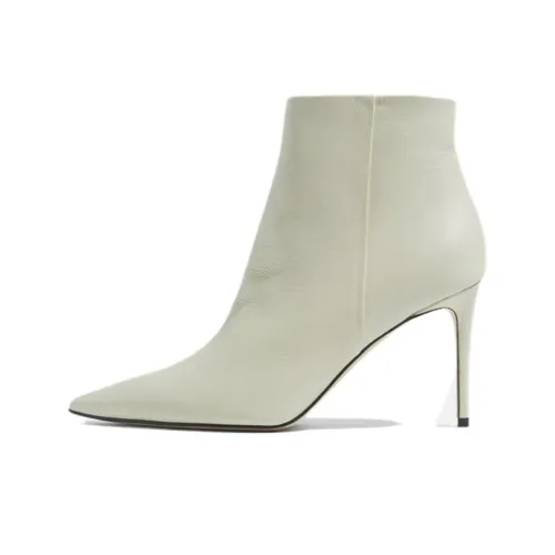 Brian Atwood x SCAROSSO Аня Ботильоны Женские Экрю