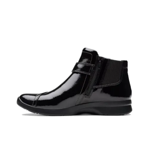 Clarks Короткий Челси Женские Черный