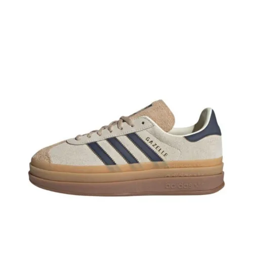 Adidas Originals GAZELLE BOLD Износостойкий и Легкий Низкий Топ Кроссовки для скейтбординга Женские Коричневый