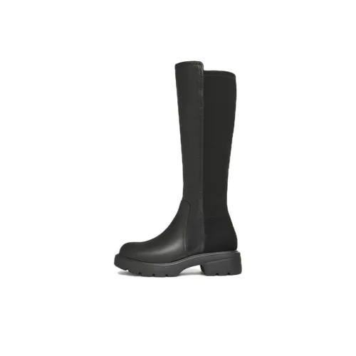 BATA Женские высокие сапоги до колена, черные