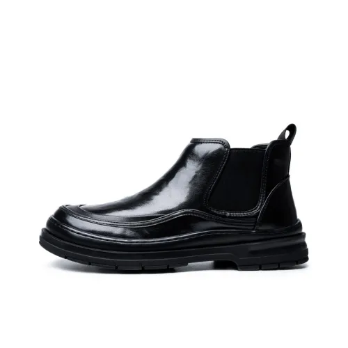 Lady's House Ankle Длина Челси Мужской Черный