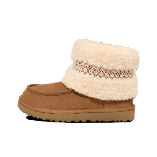 UGG Короткие Снежные Ботинки Женские Коричневые