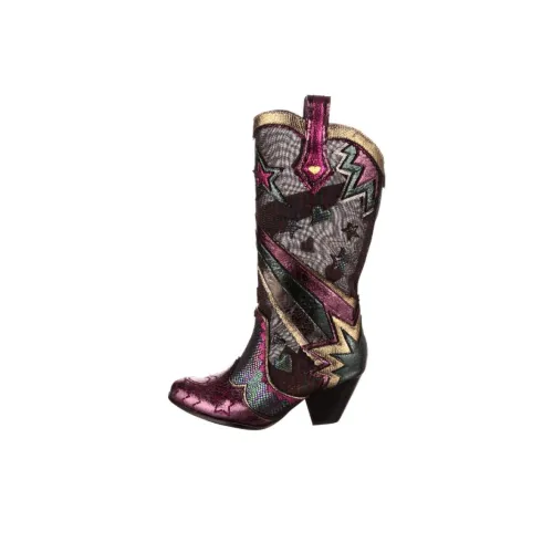 IRREGULAR CHOICE Ботильоны 6,2 см Женские Черный Фиолетовый