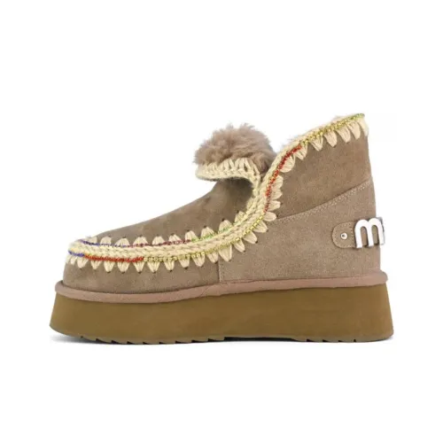 MOU Короткие Сноубутсы Женские Серые