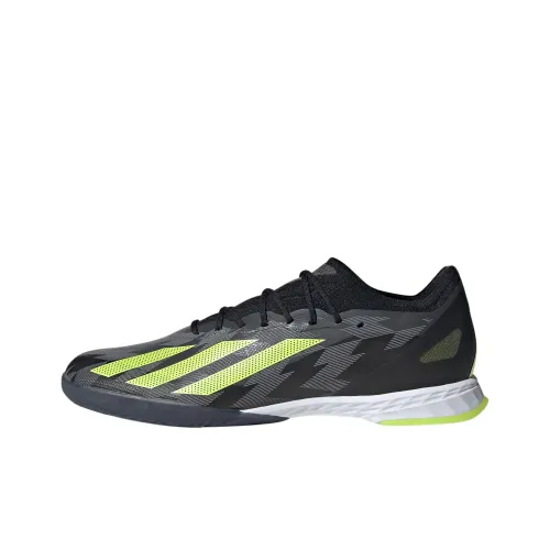 Adidas X CRAZYFAST Slip-resistant Abrasion-resistant Football Cleats Men's Black Yellow Adidas X CRAZYFAST Противоскользящие Износостойкие Футбольные бутсы Мужские Черный Желтый