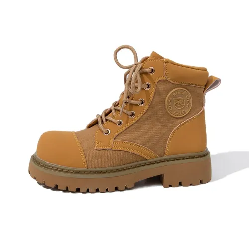 Feiyue ботинки Martin желтые женские