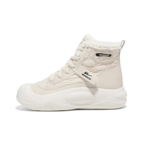 Warrior Амортизация Высота Увеличение Покрытие Короткие Снежные Ботинки Женские Бежевые