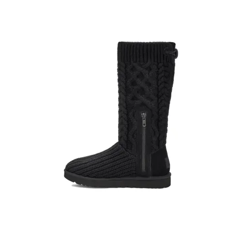 UGG Женские высокие сапоги до колена черные