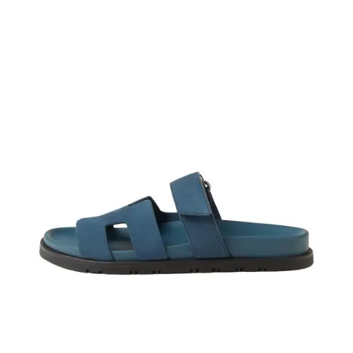 HERMES Chypre Слипоны Женские Синие