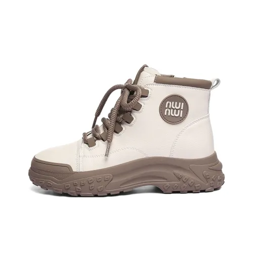 Golden Silk Rabbit Martin Boot 4CM Женские