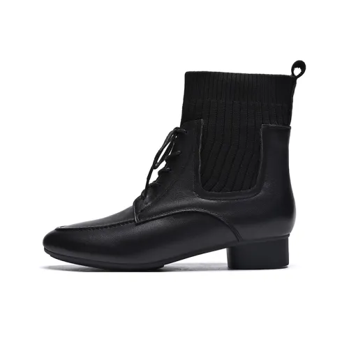 ZHR Короткий Мартин Ботинок 3,5 см Женский