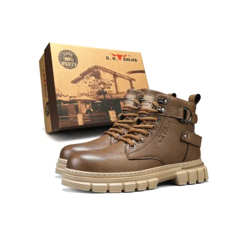 G.N.SHIJIA 11cm Мартин Ботинок 4,5CM Мужской Коробка