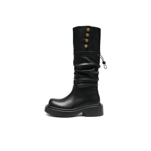 ZHR Колено Высокие сапоги 5 см Женские