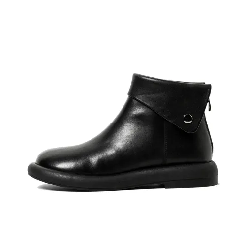 Q.VONTON Ботильоны Черные Женские