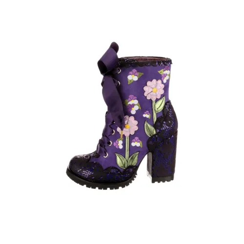 IRREGULAR CHOICE Ботильоны 10,5 см Женские Темно-фиолетовый