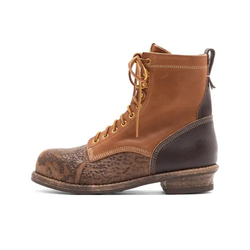 Visvim ботинки Martin коричневые мужские