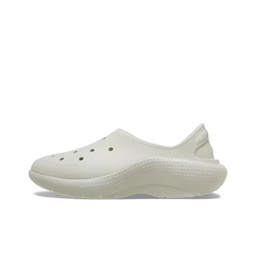 Crocs Противоскользящая Устойчивая к истиранию Низкий Топ Повседневная Обувь Унисекс Экрю