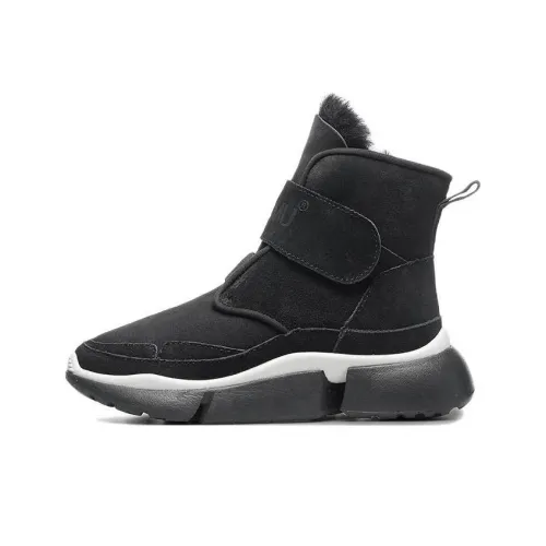 AU&MU Сноубутсы Черные Женские