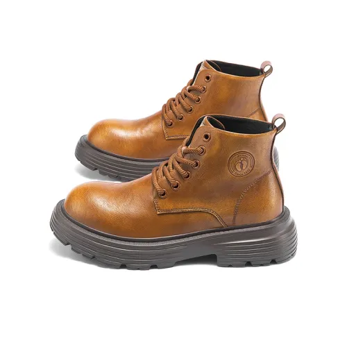 HANG TEN Короткий Мартин Ботинок 4CM Мужской