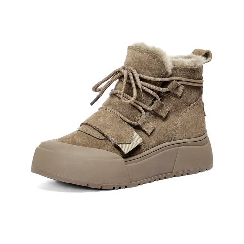 C°BANNER Короткий MID Голень Сноубутсы Женские Оливково-зеленый