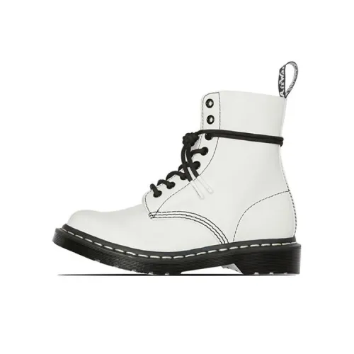 Dr.Martens 1460 Короткий Мартин Ботинок Женские Белые