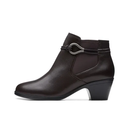 Clarks Emily2 Kaylie Ботильоны Женские Темно-Коричневый
