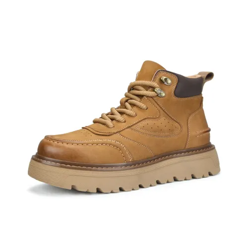 LINSEN Короткий Martin Boot Мужской Коричневый