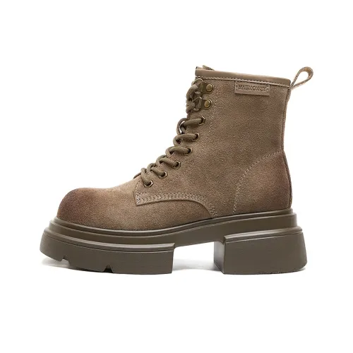 MALEMONKEY Короткий MID Голень Мартин Ботинок 6,5 см Женские