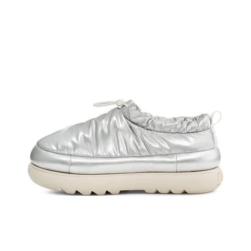 UGG Термостойкие Ботинки для снега Женские длина до щиколотки металл серебряный