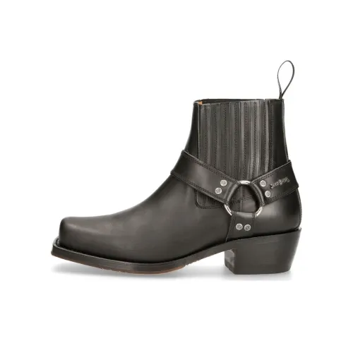 NEW ROCK Ботильоны 4CM Мужской Черный