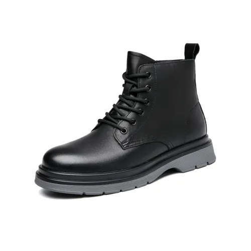 AOKANG Мужские ботинки Martin, черные