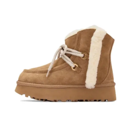 73Hours Норвежское впечатление Короткий сноубутс Женские Коричневый