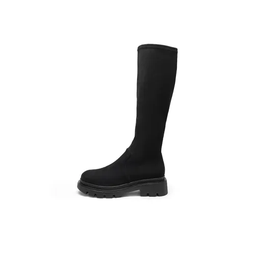 C°BANNER Женские высокие сапоги на колено черные