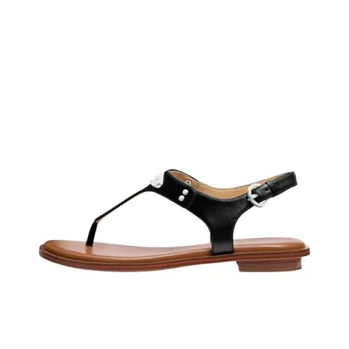 MICHAEL KORS One Ремешок Сандалии Женские Черный Коричневый