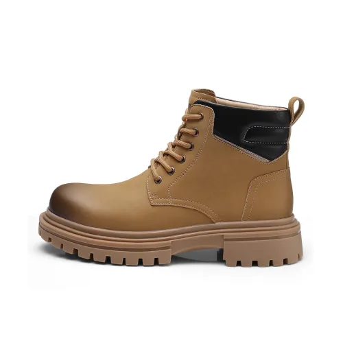 Strongman 3515 12,5cm Martin Boot Мужской Земляной Желтый