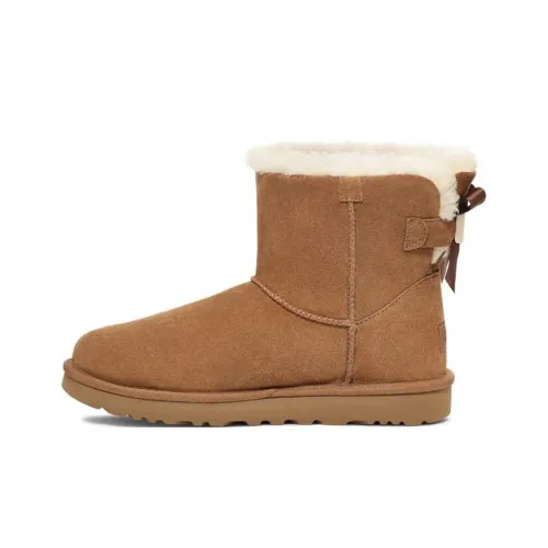 UGG Короткие Снежные Ботинки Женские Каштановые