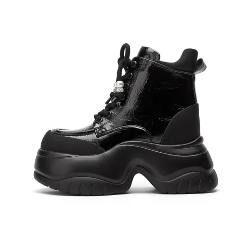 DAPHNE Короткий MID Голень Martin Boot 8 см Женские