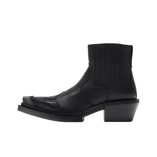 ZARA Ботильоны Мужские Черные
