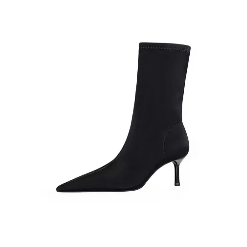 Dunnu Ботильоны 5,5CM Женские Черные