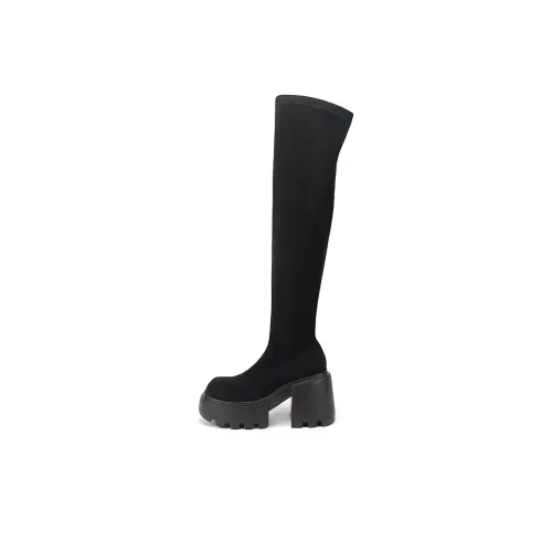 MIO Over The Knee Botинки Черные Женские
