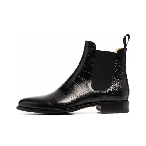 SCAROSSO Короткий Челси 3 см Мужской Черный