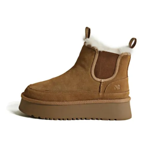 CENTRAL KITTY Термический Увеличивающий Высоту Противоскользящий Короткий Снегокат Женские Коричневый