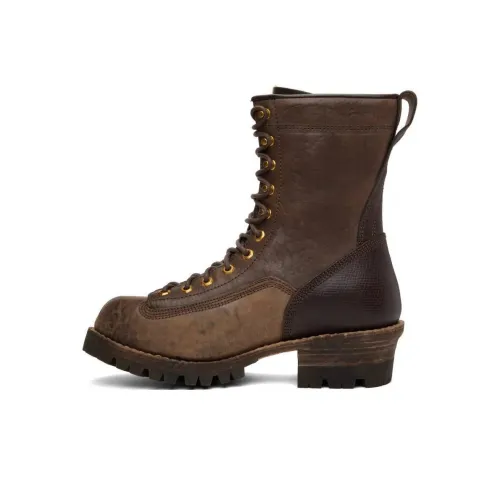 Visvim Мужские ботинки Martin, темно-коричневый