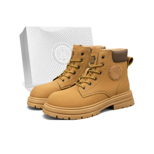 DoraemonA Короткий MID Голень Мартин Boot Унисекс