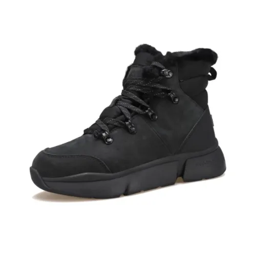 HUMTTO Slip-resistant High Knee Snow Boots Женские Черные